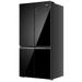 Haier 630 L Side by Side Refrigerator (HRB-700KGU1, Black Glass)-1
