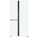 Haier 598L 3 Star Vogue 3-Door Side by Side Frost Free Refrigerator, Wi-Fi, Expert Inverter Technology, Digital Display Panel, Triple Twist Ice Maker, Deo Fresh Technology (HRT-683PWGU1, Pearl White Glass)-1