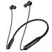 Hammer Splendor in Ear Bluetooth Neckband with Magnetic Earbuds, Deep Bass, Built-in Mic, Upto 18 Hrs Playtime, BT v5.2, Micro USB Charging Port (Black)-1
