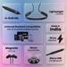 Hammer Splendor in Ear Bluetooth Neckband with Magnetic Earbuds, Deep Bass, Built-in Mic, Upto 18 Hrs Playtime, BT v5.2, Micro USB Charging Port (Black)-2