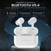 HAMMER Aeromax ANC (32 dB) TWS, BT v5.4, Low Latency, In-Ear Bluetooth Earbuds with Clear ENC Calling, Quad Mics, Type-C, Touch Controls, Deep Bass, 30 Hrs Playtime (White)-4 HAMMER Aeromax ANC (32 dB) TWS, BT v5.4, Low Latency, In-Ear Bluetooth Earbuds with Clear ENC Calling, Quad Mics, Type-C, Touch Controls, Deep Bass, 30 Hrs Playtime (White)-4
