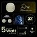 Hammer Drop 5 W Bluetooth Speaker, Beige-2