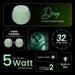 Hammer Drop 5 W Bluetooth Speaker, Green-2