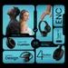 Hammer ENC Vibe Bluetooth Headphone, Black-2 Hammer ENC Vibe Bluetooth Headphone, Black-2