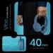 Hammer ENC Vibe Bluetooth Headphone, Blue-4 Hammer ENC Vibe Bluetooth Headphone, Blue-4