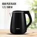 Havells Aqua Plus, 1.2 Litres, Stainless Steel Kettle, 360 Degree Cordless Kettle, Boil Dry Protection, Auto Shut off, Assorted colour's (Black/Blue)-2