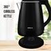 Havells Aqua Plus, 1.2 Litres, Stainless Steel Kettle, 360 Degree Cordless Kettle, Boil Dry Protection, Auto Shut off, Assorted colour's (Black/Blue)-6