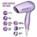 Havells 1200 Watts, Hair Dryer, 2 Heat Settings, 2 Speed Settings, HD1902, Lavender-6 Havells 1200 Watts, Hair Dryer, 2 Heat Settings, 2 Speed Settings, HD1902, Lavender-6