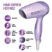 Havells 1200 Watts, Hair Dryer, 2 Heat Settings, 2 Speed Settings, HD1902, Lavender-6