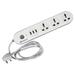 Havells USB Star 4+1 Built in Surge Protector with Spikeguard, White, AHNKXXG063-1 Havells USB Star 4+1 Built in Surge Protector with Spikeguard, White, AHNKXXG063-1