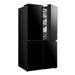 HISENSE 670 litres Four Door Refrigerator with Durable Inverter Technology, Black, RQ670N4SBU-4 HISENSE 670 litres Four Door Refrigerator with Durable Inverter Technology, Black, RQ670N4SBU-4