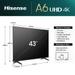 Hisense 109.22 cm (43 inches) 4K Ultra HD Smart Certified LED TV, 43A6N, Black-4