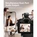 Hollyland Lark M2S Combo Mini Wireless Microphone, Black-8 Hollyland Lark M2S Combo Mini Wireless Microphone, Black-8