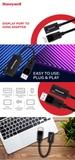 Honeywell Display Port to HDMI Adapter, 4K 3D Resolution with Surround Sound Audio Support, Male-Female Adapter, Compatible with LED Displays, Laptop, Gaming Console, Projector- Black-4