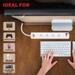 Honeywell 4 Outlet Surge Protector, White, 2USB 1TC-6 Honeywell 4 Outlet Surge Protector, White, 2USB 1TC-6