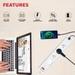 Honeywell 4 Outlet Surge Protector, White, 2USB 1TC-7 Honeywell 4 Outlet Surge Protector, White, 2USB 1TC-7