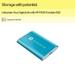 HP 500 GB P500 Portable Solid State Drive (SSD) Blue-2 HP 500 GB P500 Portable Solid State Drive (SSD) Blue-2