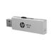 HP 818w 32 GB USB 3.2 Flash Drive, Silver Metal-3