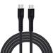 Hyphen 120 cm (1.2 m) 65 W Type-C to Type-C PD Cable Black-1 Hyphen 120 cm (1.2 m) 65 W Type-C to Type-C PD Cable Black-1