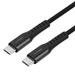 Hyphen 120 cm (1.2 m) 65 W Type-C to Type-C PD Cable Black-4 Hyphen 120 cm (1.2 m) 65 W Type-C to Type-C PD Cable Black-4