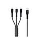 Hyphen 120 cm (1.2 m) 3-in-1 (Lightnig+ Type-C+Micro) Cable, Black-2 Hyphen 120 cm (1.2 m) 3-in-1 (Lightnig+ Type-C+Micro) Cable, Black-2