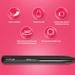 Ikonic Me Black Beauty Hair Iron Straightener, Black-7