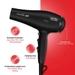 Ikonic Me Ultralight 2000 Hair Dryer, Black-6 Ikonic Me Ultralight 2000 Hair Dryer, Black-6