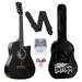 Intern INT-38C Acoustic Guitar, Black-1 Intern INT-38C Acoustic Guitar, Black-1
