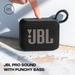 JBL Go 4, Wireless Ultra Portable Bluetooth Speaker, Pro Sound, Vibrant Colors , Water & Dust Proof, Type C (Without Mic.), Black-4 JBL Go 4, Wireless Ultra Portable Bluetooth Speaker, Pro Sound, Vibrant Colors , Water & Dust Proof, Type C (Without Mic.), Black-4