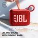 JBL Go 4, Wireless Ultra Portable Bluetooth Speaker, Pro Sound, Vibrant Colors , Water & Dust Proof, Type C (Without Mic.), Red-3