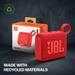 JBL Go 4, Wireless Ultra Portable Bluetooth Speaker, Pro Sound, Vibrant Colors , Water & Dust Proof, Type C (Without Mic.), Red-5