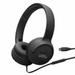 JBL Tune 520C On-Ear Type C Wired Headphone, Pure Bass Sound, 3-Button Remote with Microphone, Comfort fit and Foldable Design (Black)-1 JBL Tune 520C On-Ear Type C Wired Headphone, Pure Bass Sound, 3-Button Remote with Microphone, Comfort fit and Foldable Design (Black)-1