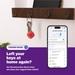 JioTag Air Red for iOS, Apple Find My Network Item Finder, Worldwide Tracking for Keys, Wallets, Luggage, Pets, Gadgets and more, 1+1 Year Battery, No SIM Needed, 120 db Sound, Bluetooth v5.3-5