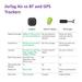 JioTag Air Grey for iOS, Apple Find My Network Item Finder, Worldwide Tracking for Keys, Wallets, Luggage, Pets, Gadgets and more, 1+1 Year Battery, No SIM Needed, 120 db Sound, Bluetooth v5.3-8