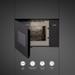 Kaff KMWHN6BLK Built In Microwave Overn 28 L Black-3 Kaff KMWHN6BLK Built In Microwave Overn 28 L Black-3