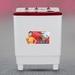 Karbonn 7 Kg Semi Automatic Top Load Washing Machine, White/Red, KJC70S-2024L-1 Karbonn 7 Kg Semi Automatic Top Load Washing Machine, White/Red, KJC70S-2024L-1