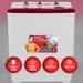 Karbonn 7 Kg Semi Automatic Top Load Washing Machine, White/Red, KJC70S-2024L-3 Karbonn 7 Kg Semi Automatic Top Load Washing Machine, White/Red, KJC70S-2024L-3