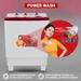 Karbonn 7 Kg Semi Automatic Top Load Washing Machine, White/Red, KJC70S-2024L-4 Karbonn 7 Kg Semi Automatic Top Load Washing Machine, White/Red, KJC70S-2024L-4