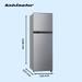 Kelvinator 270 litres 2 Star Double Door Refrigerator, Bright Silver KRF-A290BSV-10 Kelvinator 270 litres 2 Star Double Door Refrigerator, Bright Silver KRF-A290BSV-10