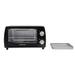 Kelvinator 10L 800W OTG with Baking Tray, 60mins Timer with Bell Ring, Cool Touch Handle, SS Heating Element, 2 Years Warranty, Black-8