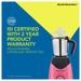 Kelvinator Magnifico KMG00455 Mixer Grinder with 3 Jar, Pink Black-6 Kelvinator Magnifico KMG00455 Mixer Grinder with 3 Jar, Pink Black-6