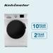 Kelvinator 7.0 Kg Front Load Fully-Automatic Washing Machine, KWF-C700SG, Silver and Grey-16