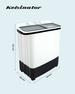 Kelvinator 7.0 Kg Top Load Semi-Automatic Washing Machine, KWS-C700BK, Black-2