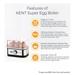 Kent Super 400 W Stainless Steel Egg Boiler, 3 Boiling Modes, Upto 6 Egg Capacity,16069-5