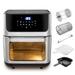 Kent Digital 12 L Air Fryer 1700 W, Black and Silver-1
