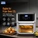 Kent Digital 12 L Air Fryer 1700 W, Black and Silver-2