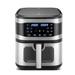 Kent Digital 8 L Air Fryer 1700 W, Black and Silver-1