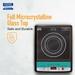 KENT Emerald Induction Cooktop 1500 W, Faster Cooking With 5 Preset Options, Full Microcrystalline Glass, Adjustable Temperature Function, Overheat Protection, Safe Cooking And Easy Cleaning, Black-6 KENT Emerald Induction Cooktop 1500 W, Faster Cooking With 5 Preset Options, Full Microcrystalline Glass, Adjustable Temperature Function, Overheat Protection, Safe Cooking And Easy Cleaning, Black-6