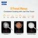 KENT Diamond Induction Cooktop 2000 W, 8 Preset Menu, Full Microcrystalline Glass, Feather Touch Buttons & Led Display, Milk Boiling & Keep Warm Function, Overheat Protection & Auto Turn-Off, Radiant, Black-3 KENT Diamond Induction Cooktop 2000 W, 8 Preset Menu, Full Microcrystalline Glass, Feather Touch Buttons & Led Display, Milk Boiling & Keep Warm Function, Overheat Protection & Auto Turn-Off, Radiant, Black-3