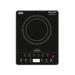 KENT Star Induction Cooktop 3000 W, 6 Preset Menu, Full Microcrystalline Glass, Feather Touch Buttons & LED Display, Milk Boiling & Turbo Cooking Function, Overheat Protection & Auto Turn-Off, Black-1